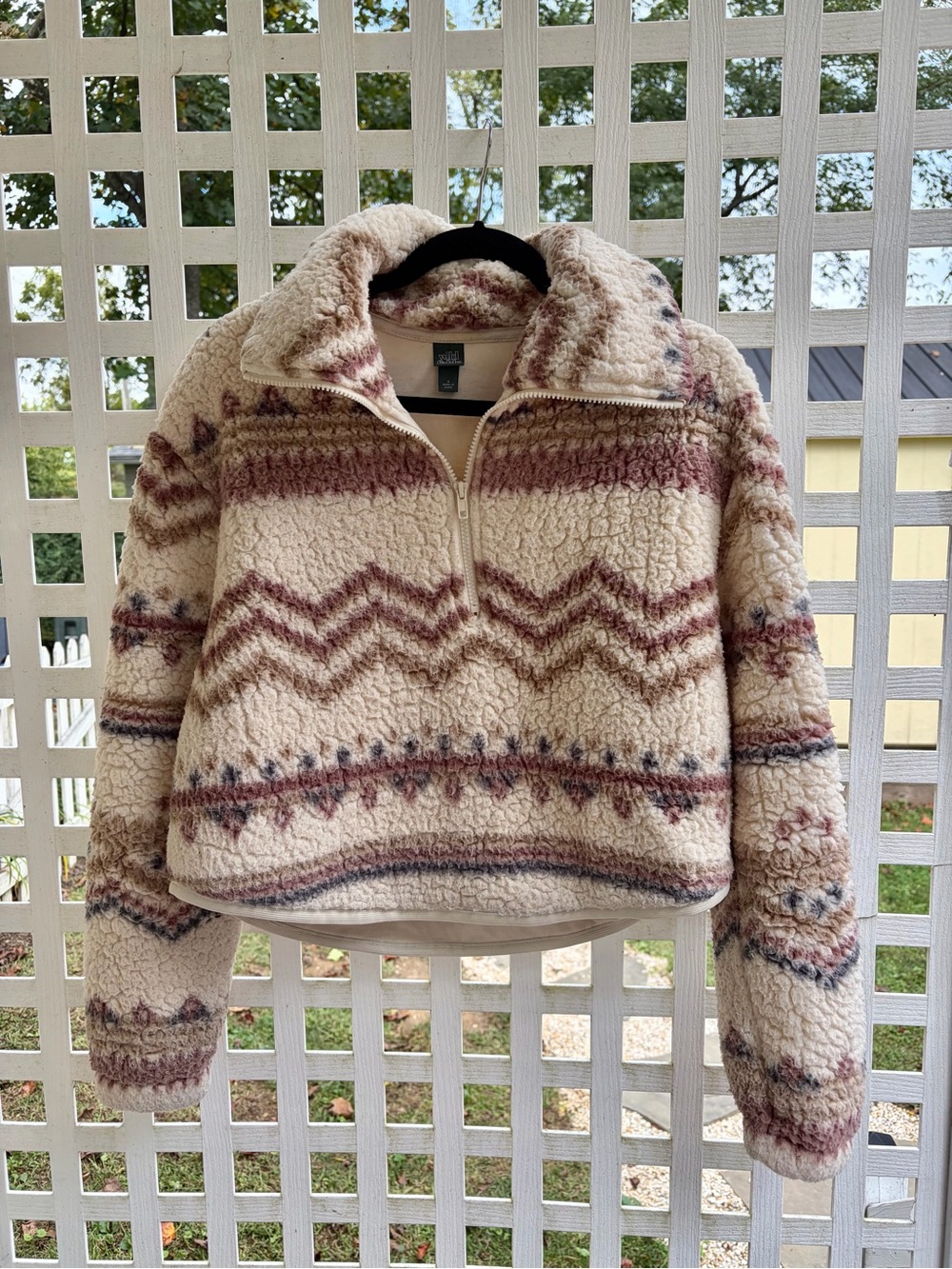 Wild Fable Crop Fleece 1/4 Zip